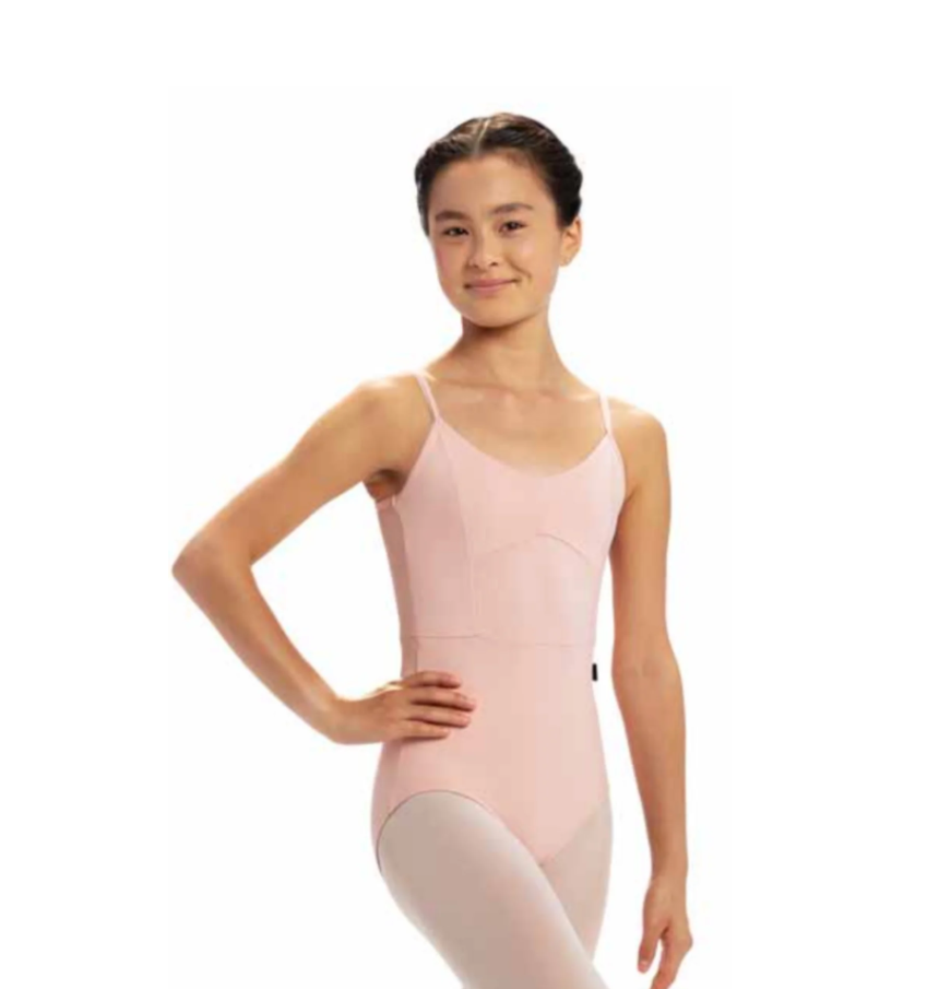 Girl's Allegra Pinch Front Leotard with Flora Print- Limited Edition