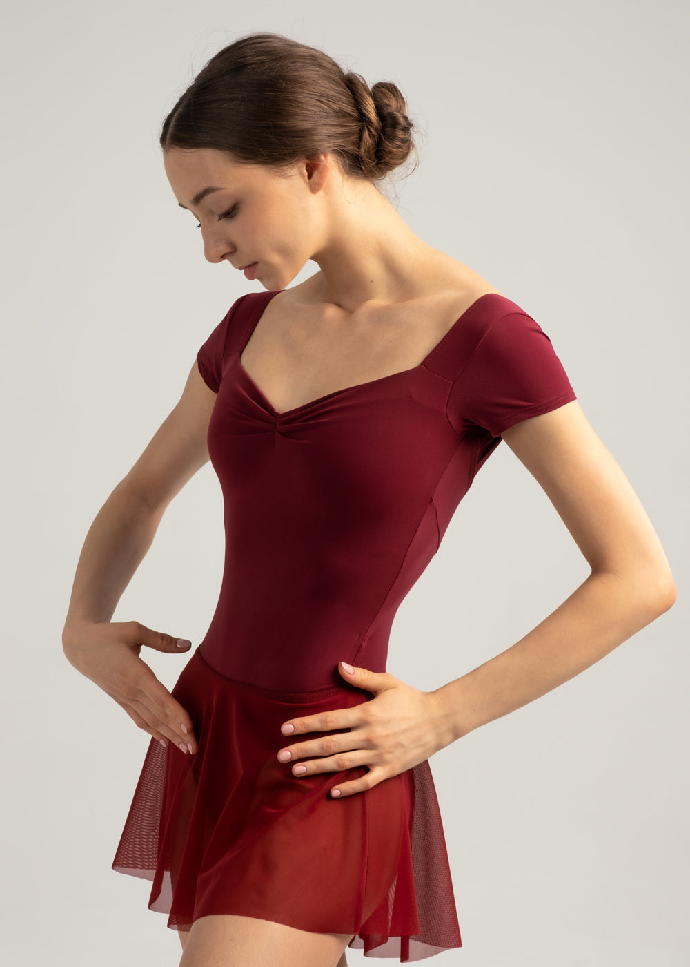 Evita Cap Sleeve Leotard