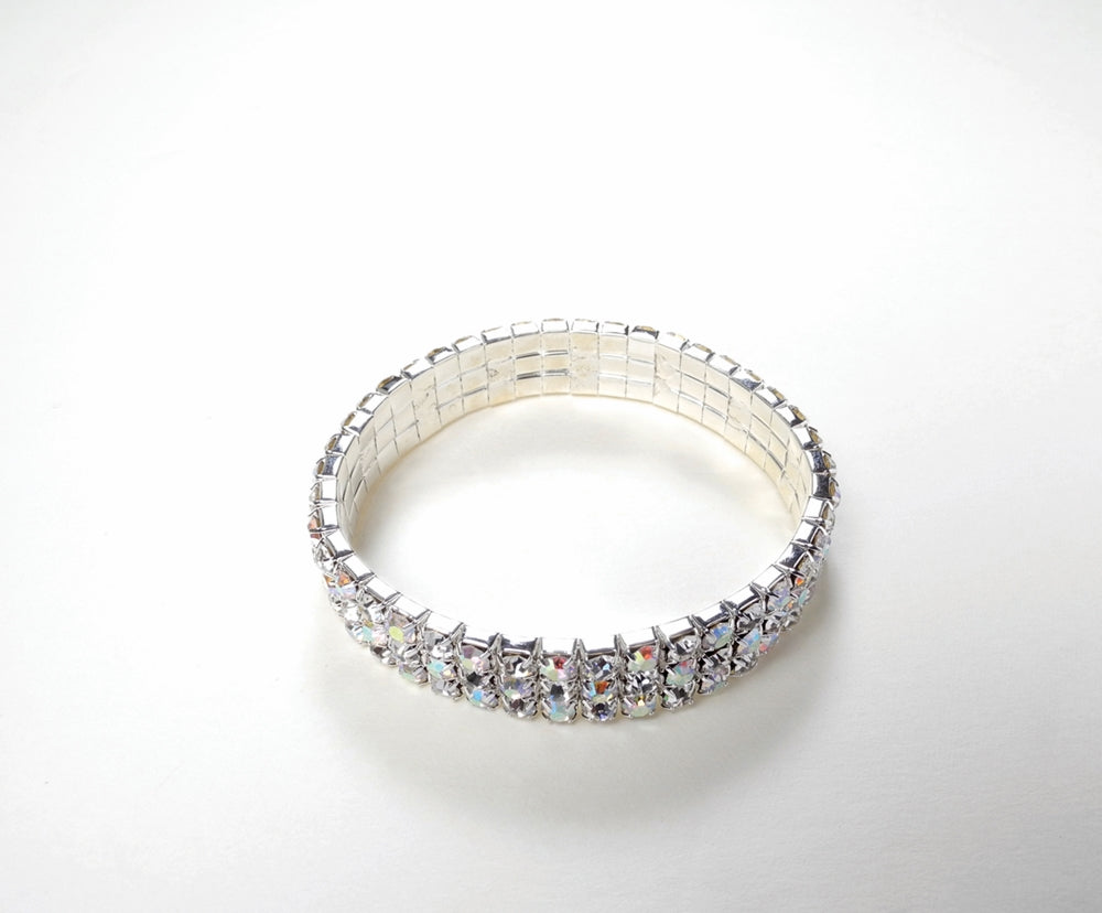 3-Row AB Stretch Bracelet