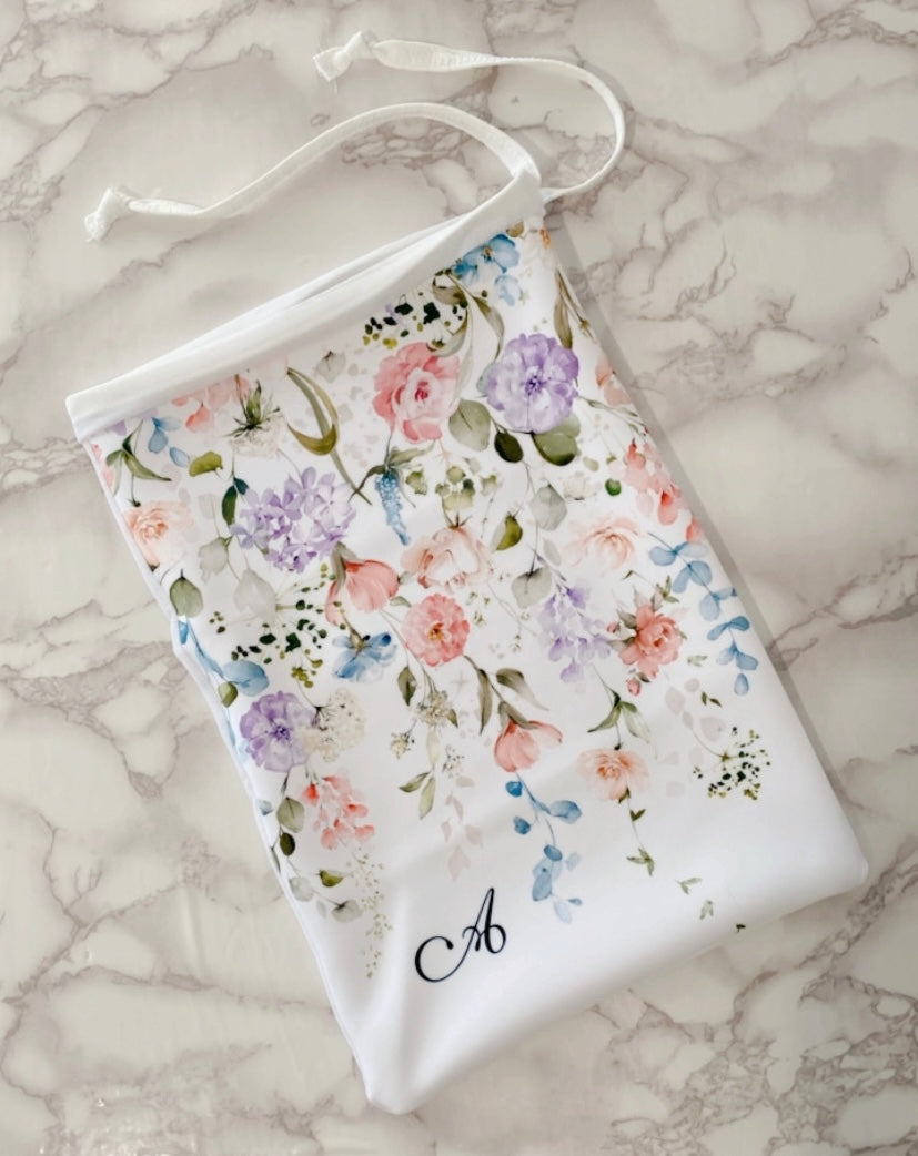 Shoe Bag in Flora Print- Limited Edition