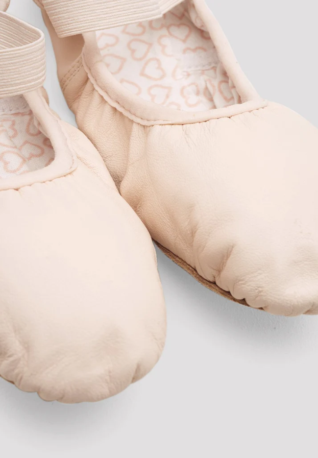 Belle Leather Ballet Shoe- Girls