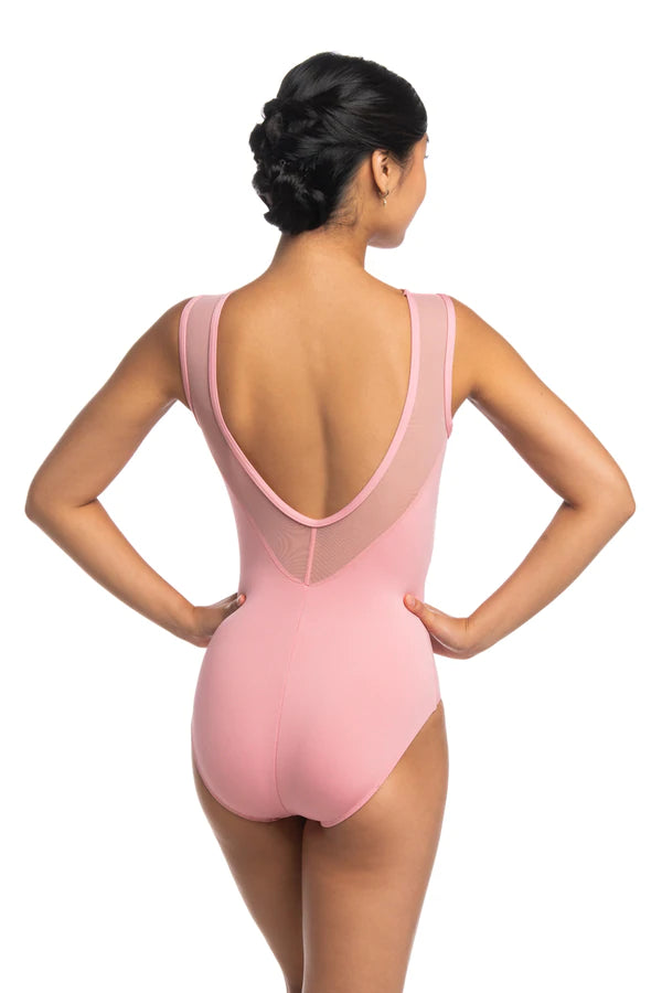 Bianca Leotard with Mesh in Peony Pink- Limited Edition