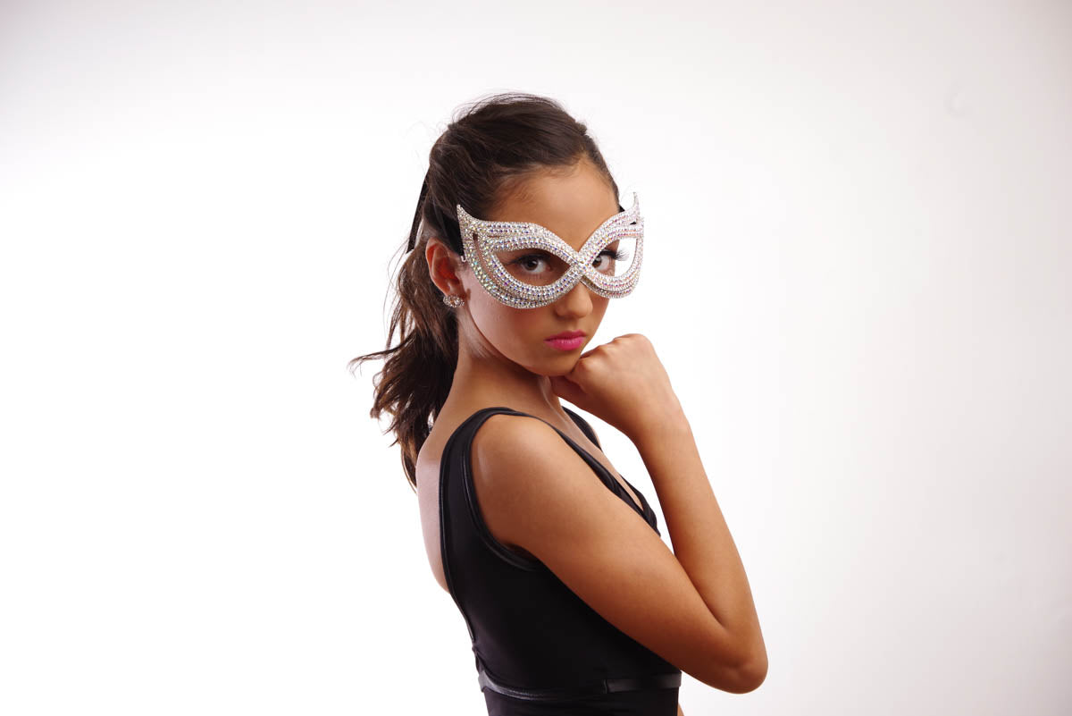 Crystal + AB Rhinestone Mask