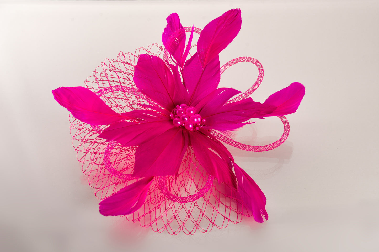 Feather Hair Corsage with Clip