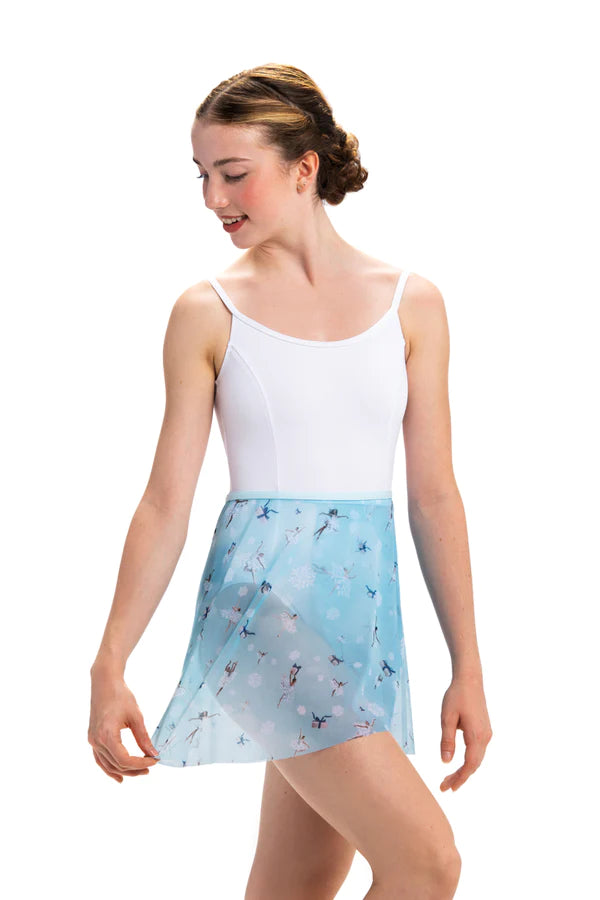 Wrap Skirt in Nutcracker Print