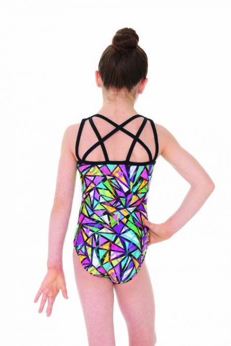 Snakes and Ladders Sleeveless Leotard