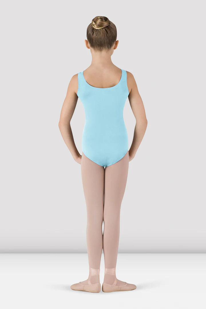 Girls Basic Round Neck Tank Leotard