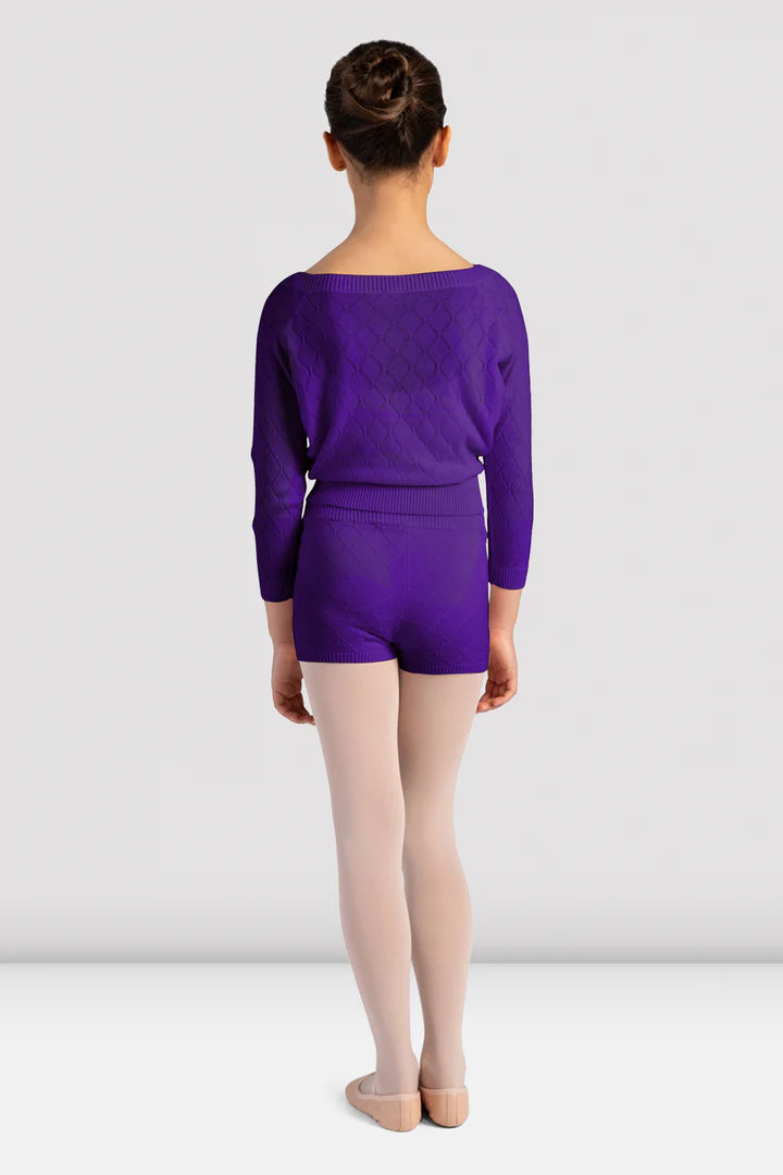 Poise Knit V- Neck Cropped Sweater