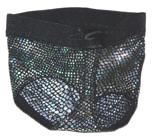 Black Shimmer Print FootUndeez™- Adult