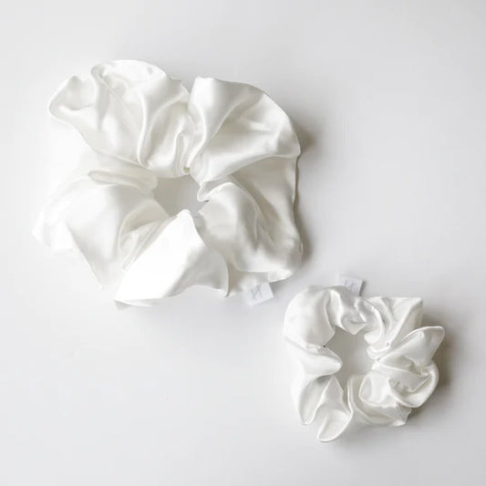 Truesilk Scrunchie- White