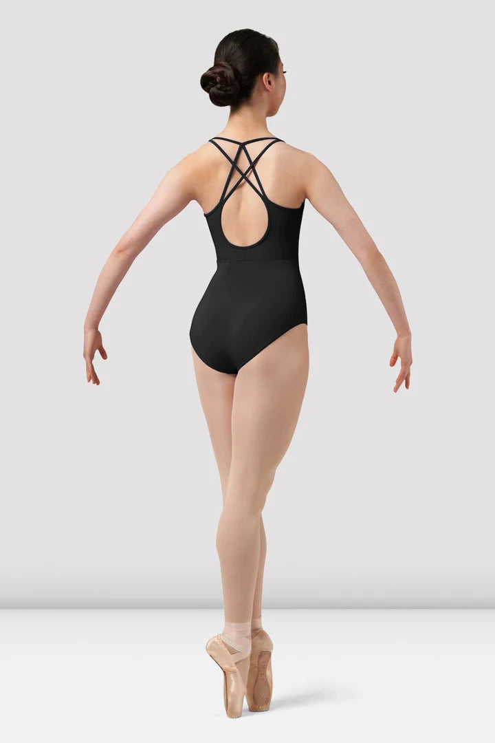 Ladies Chevron Open Back Leotard
