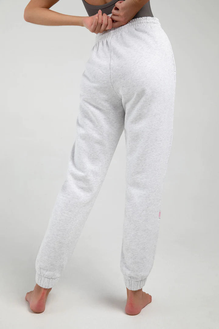 Grey high waisted joggers sales