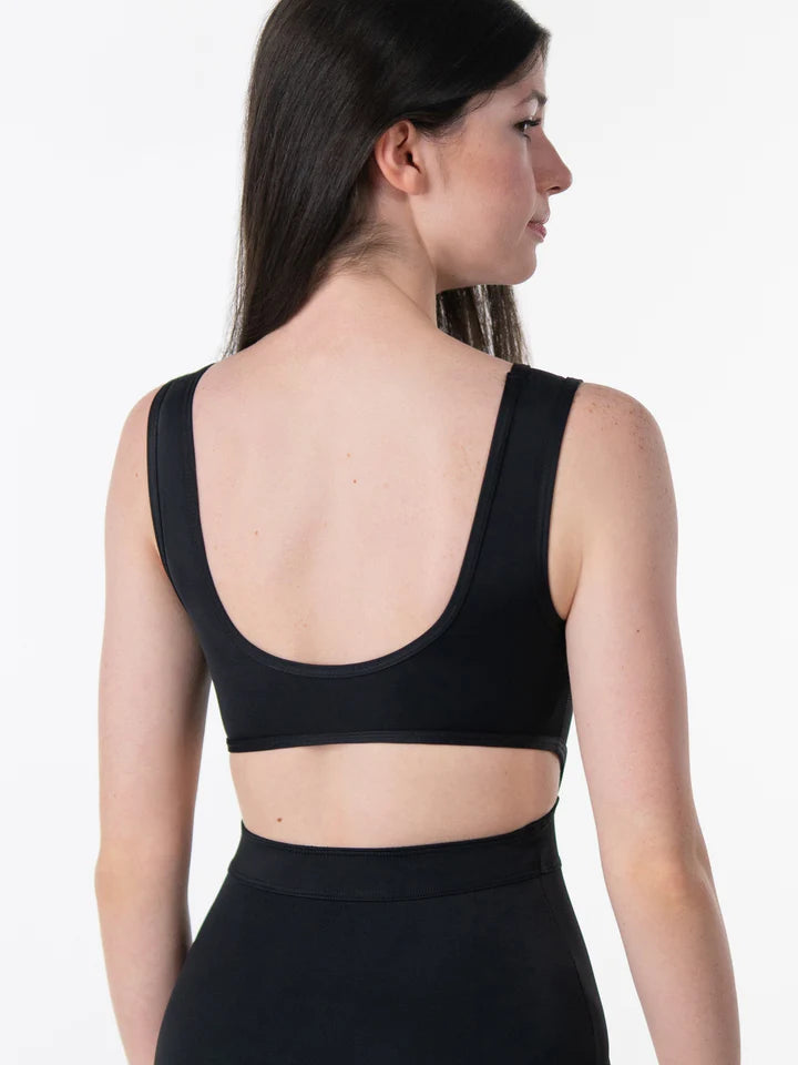 Moonflower Cut Out Tank Adult Leotard