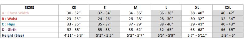Wearmoi Womens Size Chart