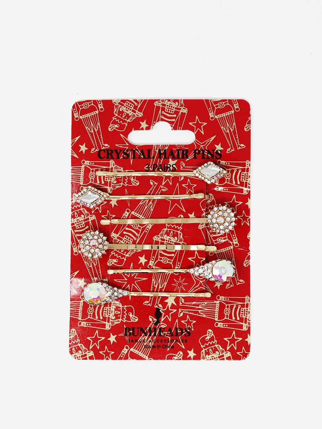 Holiday Crystal Hair Pins