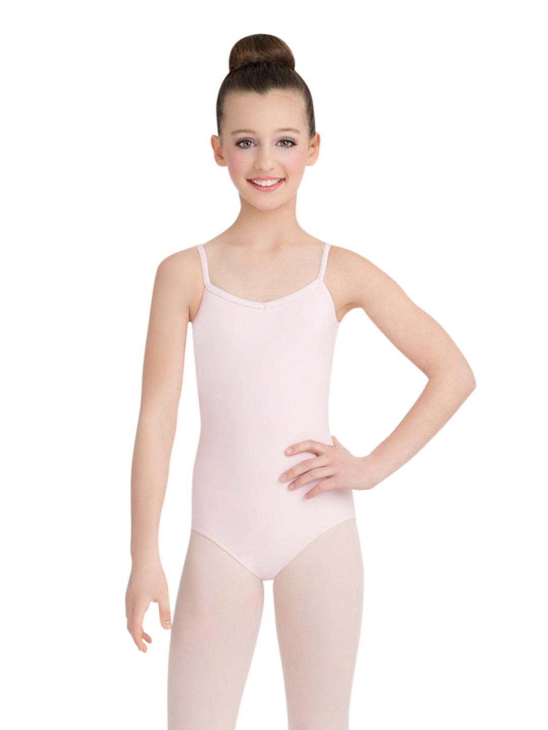 V-Neck Camisole Leotard- Girls