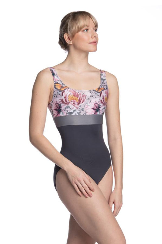 Manon Leotard with Butterfly Bloom Print- Limited Edition