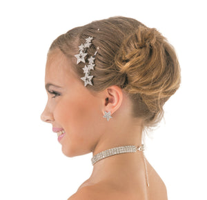 17mm Star Crystal Stud Earrings