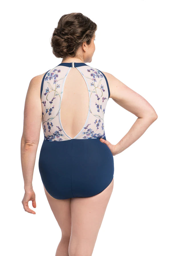 Valerie Leotard with Forget Me Not Print- Limited Edition