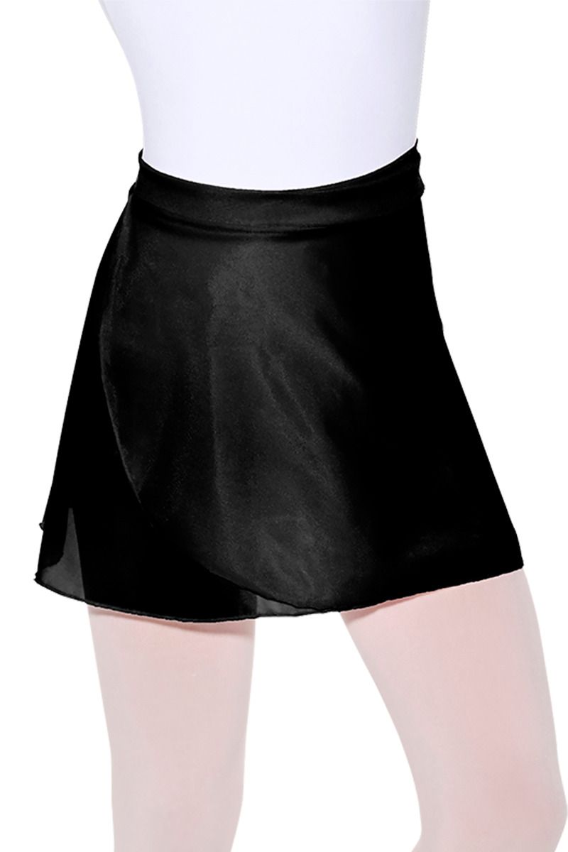 Pull-on Mock Wrap Skirt- Child